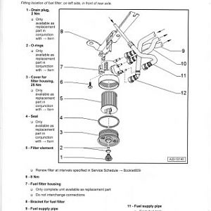 A2 Fuel Filter Housing