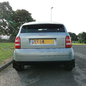 nice little towbar mark on the bumper "thank you for that who ever you are"