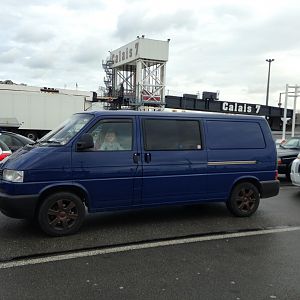 My van in France.