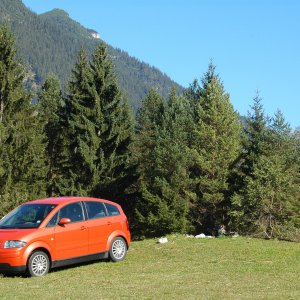 Orange A2 hiding out in the mountains of Bavaria