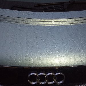 Raindrops on my bonnet