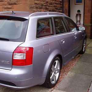 Day I picked up our A4 1.9Tdi Quattro Avant fron Harrogate Audi. Lovely car, remapped to 180BHP!