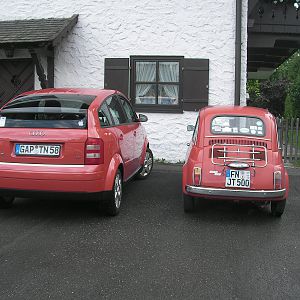 Fiat. I thought my A2 was small !!