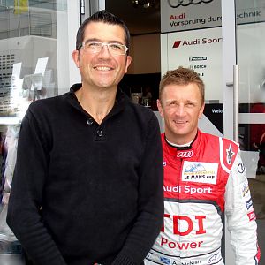 Me and Allan Mc Nish - 6 hour of silverstone 2011