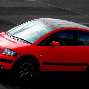 Audi A2 Colour Storm at Audi Driver International, Castle Combe 2011.